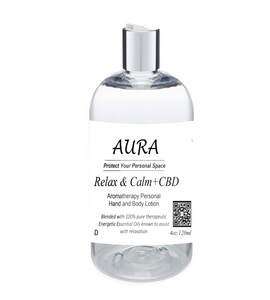 Aura Personal Space Lotions with CBD